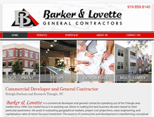 Tablet Screenshot of barkerlovette.com